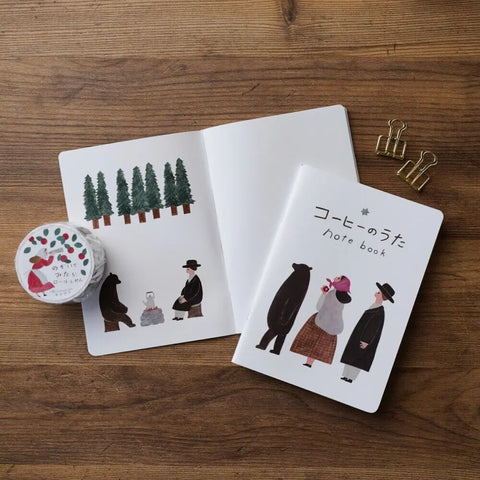 Tegamisha 手紙社 - Notebook - Coffee (Necktie)