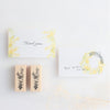 always smile rubber stamp - Mimosa
