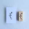 always smile rubber stamp - Clematis