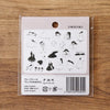 Tegamisha 手紙社 - Flake seal - Monochrome girl (cotori cotori)