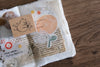 Eileen Tai rubber stamp - Bear Hugs (Flower Bed)