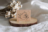 Eileen Tai rubber stamp - Bear Hugs (Flower Bed)