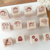 Littlelu rubber stamp - 1cm x 1 cm (Part 2)