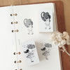 Oola Happy Stationery rubber stamp - Girls