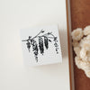 Oola Happy Stationery rubber stamp - Botanical stamps
