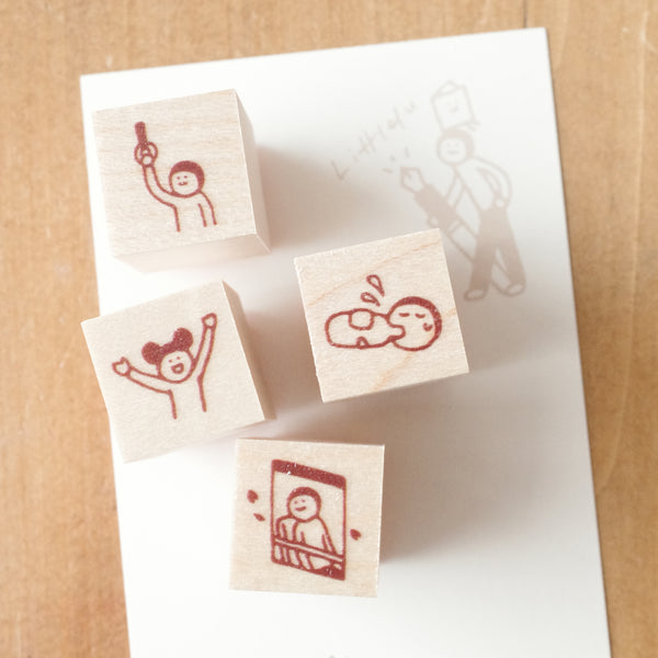 Littlelu rubber stamp - 1.5cm x 1.5 cm (Part 3)