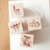 Littlelu rubber stamp - 1.5cm x 1.5 cm (Part 3)