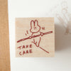 Littlelu rubber stamp - Take care
