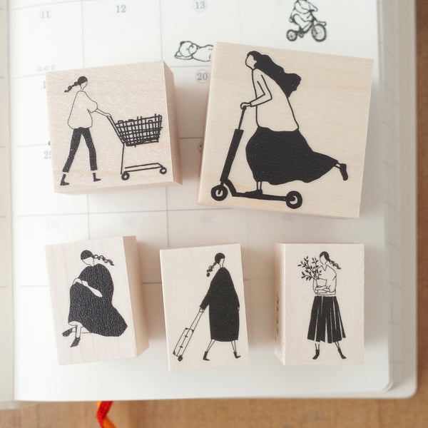 ma7stamp rubber stamp - Girls