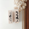 YUN rubber stamp - Peeking