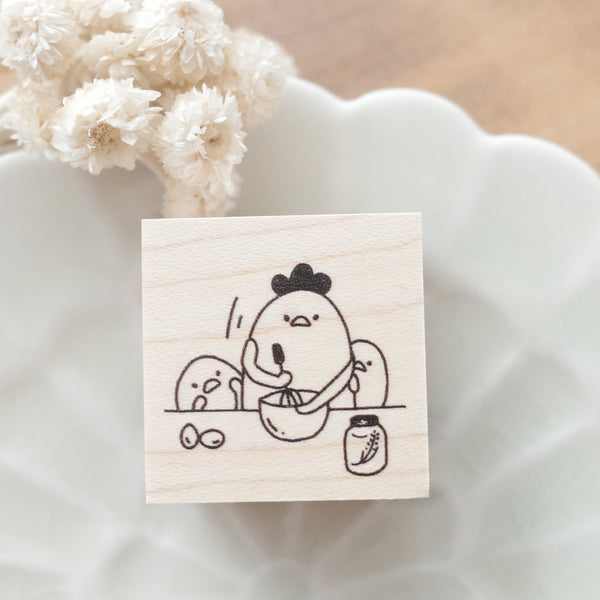 YUN rubber stamp - Cooking