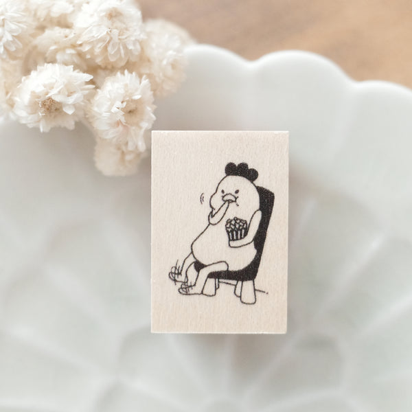 YUN rubber stamp - Popcorn