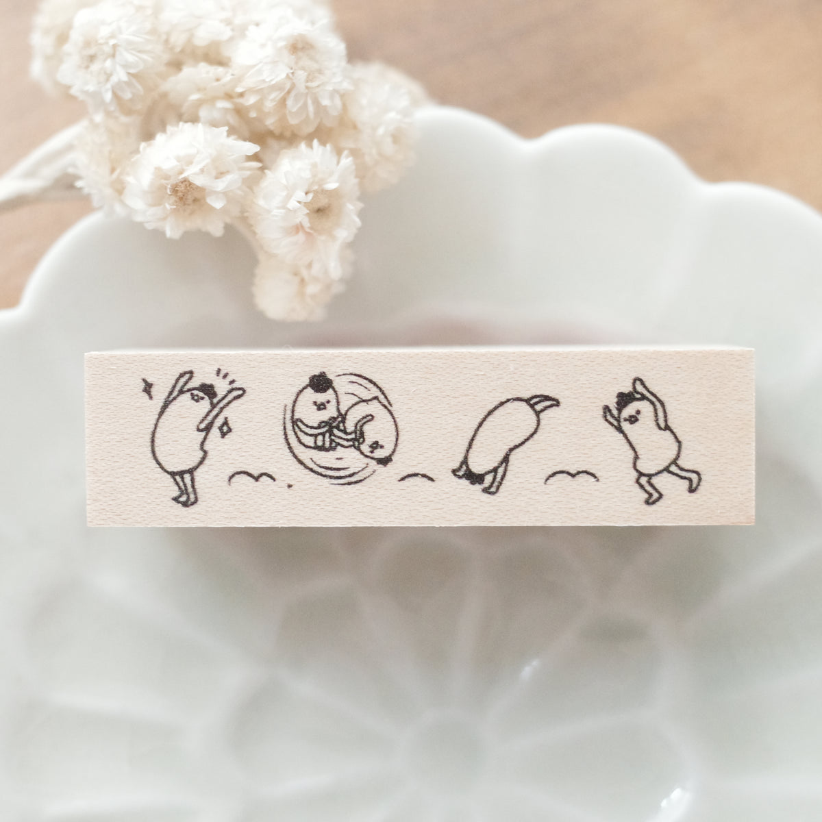 YUN rubber stamp - Exercise – petit zakkaya