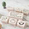 Hankodori stamp - Winter greetings