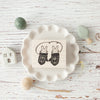 Hankodori stamp - Mitten rabbits