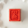 Hankodori stamp - Hanko message / UFO enjoy today
