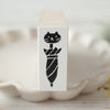 Hankodori stamp - Cat umbrella (Close)