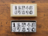 36 Sublo x Toshiyuki Fukuda number rubber stamp set (pre-order)
