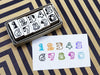 36 Sublo x Toshiyuki Fukuda number rubber stamp set (pre-order)