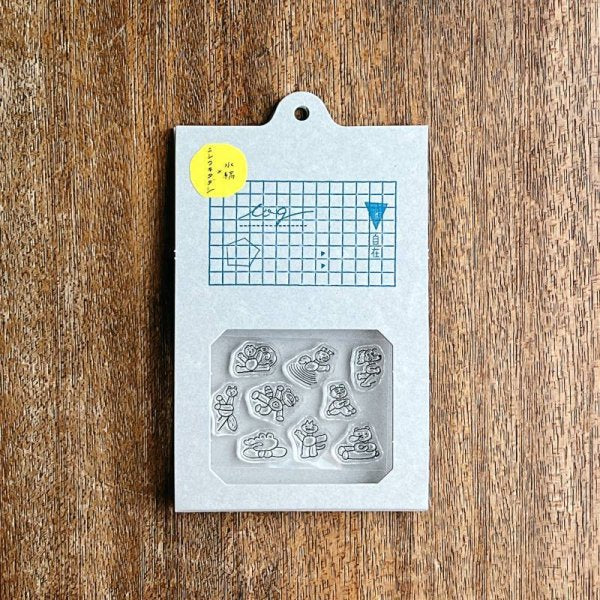 Mizushima - Tadashi Nishiwaki× mizushima JIZAI Clear Stamps - Animals