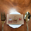 Mon poche rubber stamp - Macaroon and strawberry