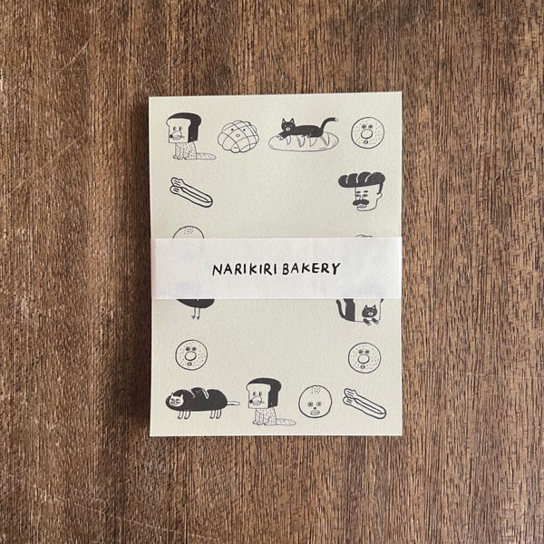 Mizushima - shibata keiko × mizushima memo pads - Narikiri bakery