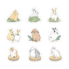 Flake Stickers - Home Bunny