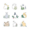 Flake Stickers - Bunny & Flower