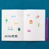 AIUEO - Notebook (KUMA-balloon)