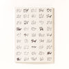 AIUEO - Notebook (neko border)