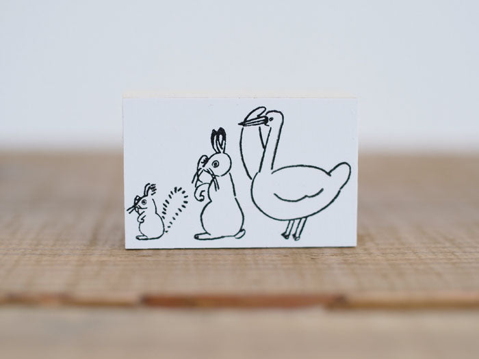 36 Sublo rubber stamp - Animals