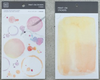 MU Print-On Sticker - Color Series 07 - Orange bubbles