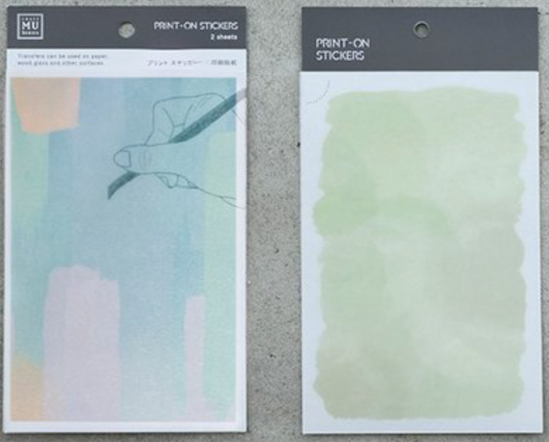 MU Print-On Sticker - Color Series 10 - Green Summer