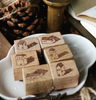 kurukynki rubber stamp - Little house (set of 6)