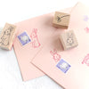 Ecru Forest rubber stamp - Rabbit clover set