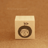 BOUS stamp - Apple boy