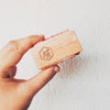 kurukynki rubber stamp - illusion series - mushroom