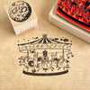 Redbug rubber stamp - Merry-go-round