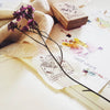 kurukynki rubber stamp - flower + envelope (A)