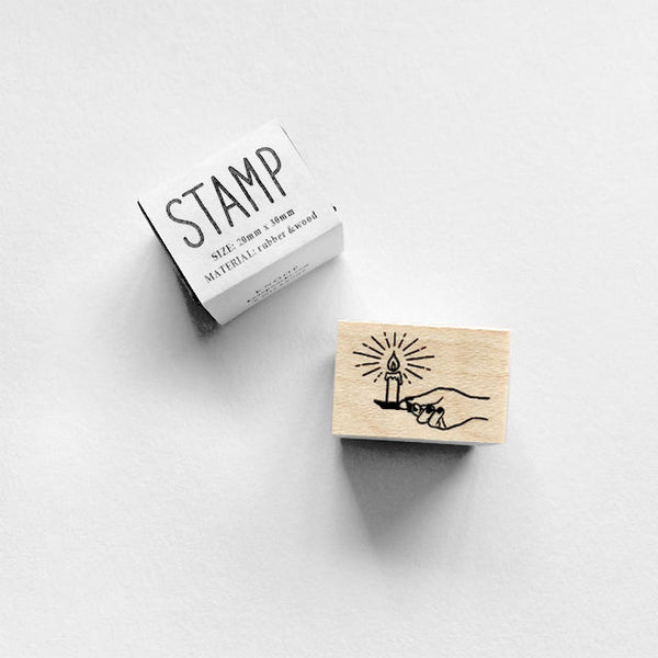 Knoop Rubber Stamp - Candle