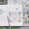 MU Print-On Sticker - Botanical Series 35 - Mint Jasmine