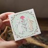 Keibunsha - Letterpress Box Memo (Rabbit)