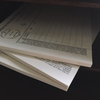 Lamp x Paperi Brocante - Vintage voucher style notepad  (White)