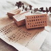 kurukynki rubber stamp - Yearly, daily, moon phase