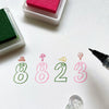 stamp be mine OSAKA clear stamp - Numbers