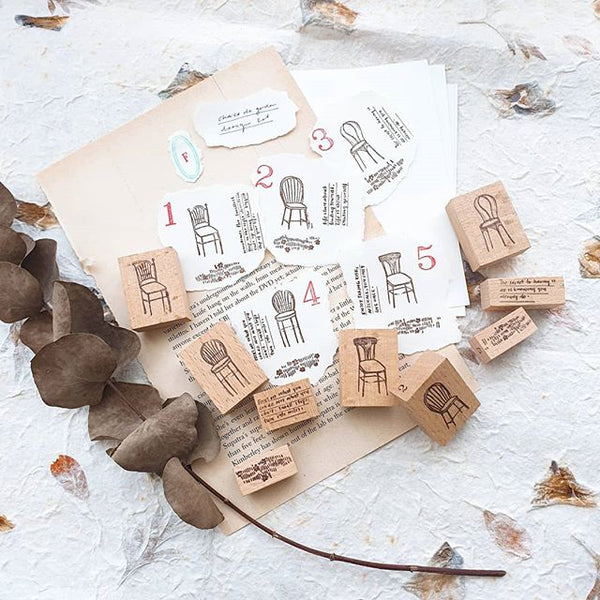 kurukynki rubber stamp - Chaise De Garden