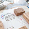 kurukynki rubber stamp - Travel stamp