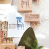 kurukynki rubber stamp - Chaise De Garden