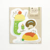 Paperi Platz x Mizutama Die-cut Mini Letter Set - Omelette