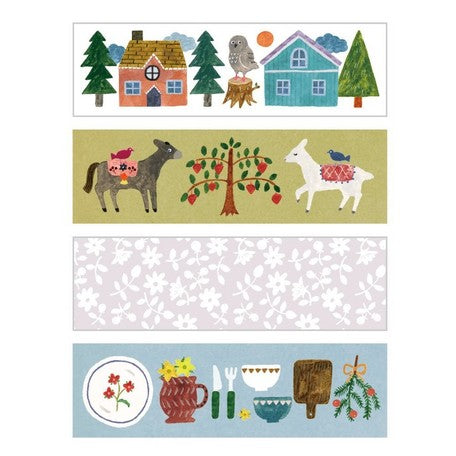 KITTA Washi Tape-Nordic 手帳標籤-Country